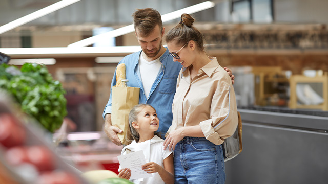 Einkaufen mit Kindern